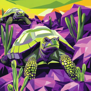 Mexican Cactus Print Prompts for DALL·E